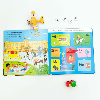 My First London Alphabet - SÁCH TƯƠNG TÁC LẬT MỞ HỌC BẢNG CHỮ CÁI