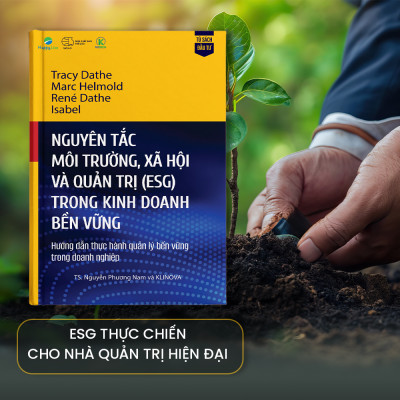 Bộ sách Giải pháp ESG: Kết nối tư duy quản trị và dữ liệu định lượng (gồm 2 cuốn) - Happy Live