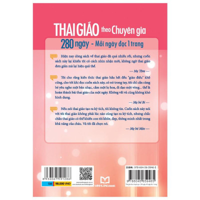 Thai Giáo Theo Chuyên Gia - 280 Ngày Mỗi Ngày Đọc 1 Trang (Tái Bản)