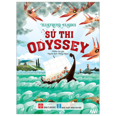 Sách - Illustrated Classics - Sử Thi Odyssey - Bìa Cứng