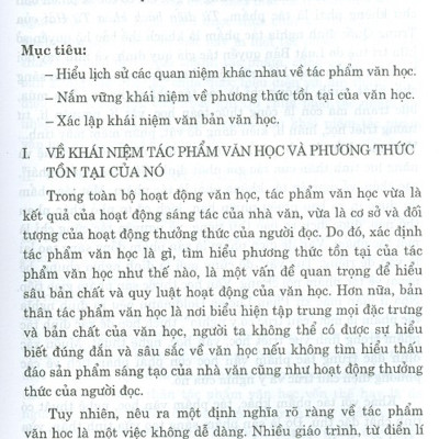 Lí Luận Văn Học - Tập 2 - Tác Phẩm Và Thể Loại Văn Học (Tái bản năm 2020)