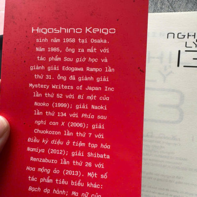 NGHỊCH LÝ 13 - Higashino Keigo - Lam Bình dịch - Nhã Nam