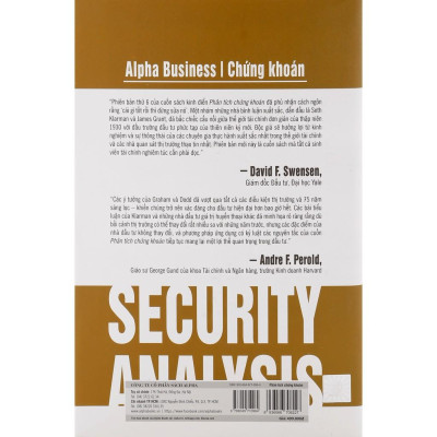 Phân Tích Chứng Khoán (Security Analysis) - Bản Quyền