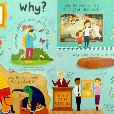 Usborne Lift-the-Flap Questions and Answers about Art