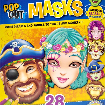 Costume Party Pop Out Masks