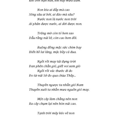 Ca Dao Việt Nam Tuyển Chọn 