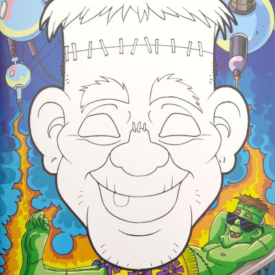 Costume Party Pop Out Masks