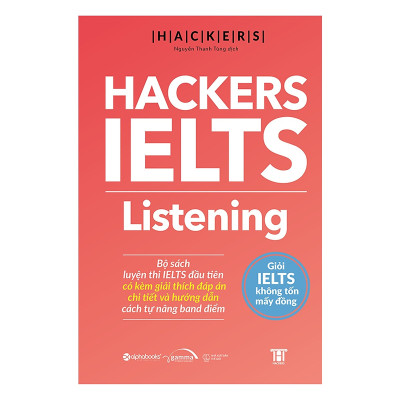 Combo Trọn Bộ 4 Cuốn Hackers IELTS ( Listening + Reading + Speaking + Writing ) tặng kèm bookmark Sáng Tạo