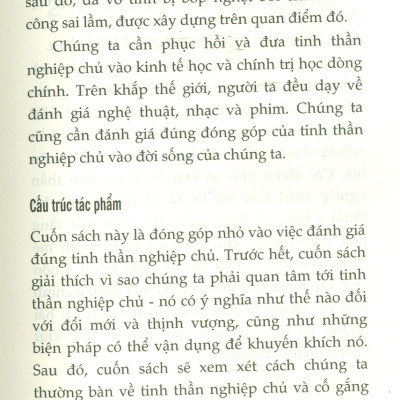 Tinh Thần Nghiệp Chủ - Một Dẫn Nhập - Eamonn Butler - Phạm Nguyên Trường dịch - (bìa mềm)