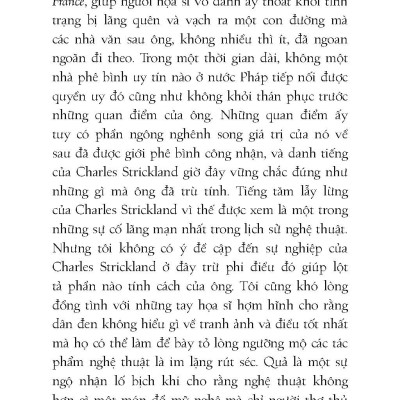 Văn học kinh điển - Vần Trăng Và Sáu Xu (Tiểu Thuyết) - W. Somerset Maugham