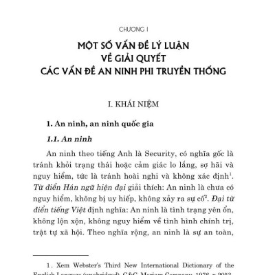 Kinh nghiệm giải quyết các vấn đề an ninh phi truyền thống trên thế giới và gợi mở đối với Việt Nam (bản in 2024)