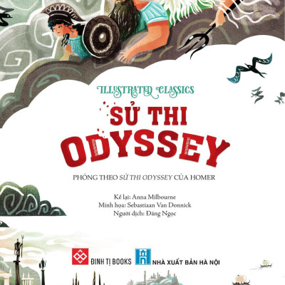Sách - Illustrated Classics - Sử Thi Odyssey - Bìa Cứng