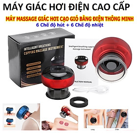 Máy Giác Hơi Điện Cầm Tay 6 Chế Độ, Hàng Nhật - Massage Giảm Đau và Tăng Cường Lưu Thông Khí Huyết