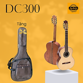 Đàn guitar classic DC300 ghitar chơi nhạc cổ điển đệm hát full solid gỗ hồng đào bắc phi âm thanh tốt sử dụng lâu dài - Duy Guitar