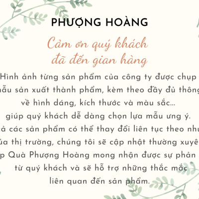 Hộp Quà Vuông Kiếng V050 - 22x22x11 cm -PHƯỢNG HOÀNG