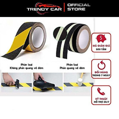 Băng Keo Dán Chống Trượt Cho Cầu Thang / Bậc Thềm Băng keo nhám băng dính chống trượt cầu thang