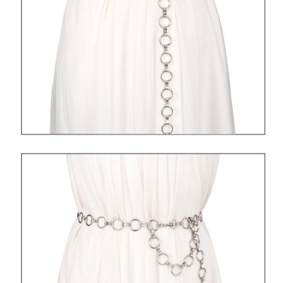 Xích thắt lưng vòng tròn retro cá tính