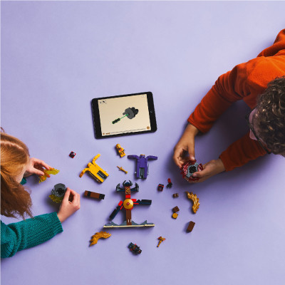 LEGO NINJAGO 71826 Đồ Chơi Lắp Ráp Con Quay Arin Và Phe Ác (186 Chi Tiết)