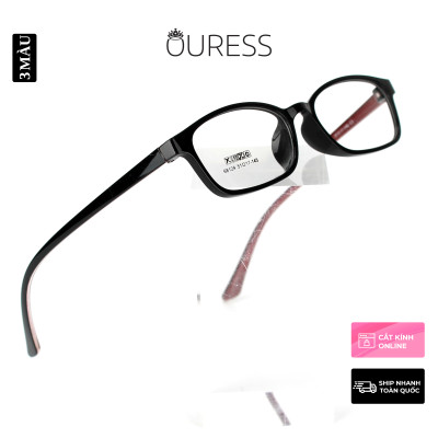 Gọng kính nhựa 68124 thời trang nam nữ siêu nhẹ siêu bền OURESS