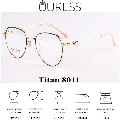 GỌNG KÍNH TITAN MMR (Titanium Memory) CHẤT LIỆU CAO CẤP SIÊU NHẸ SIÊU BỀN – 8011
