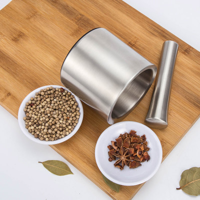 Bộ cối chày nhà bếp Inox 304 PaKaSa chống nấm mốc trọn đời không gỉ sét - Hàng chính hãng