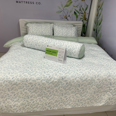 Bộ ga chun chần everon  160×200họa tiết hoa lily  MDSM (2203)