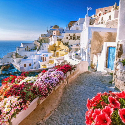 Santorini, Greece - Bộ Tranh Ghép Hình Minh Châu 1500 Mảnh Kích Thước 60x80cm