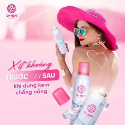 Xịt khoáng cấp ẩm da Dr HER Paris_400ML
