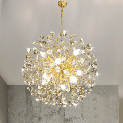 ĐÈN THẢ TRẦN PHA LÊ / ĐÈN THÔNG TẦNG TRANG TRÍ PHÒNG KHÁCH / PHÒNG NGỦ / CẦU THANG / KHÔNG GIAN SANG TRỌNG AZP-103 phong cách đương đại, hàng nhập khẩu AZP