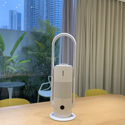 Máy Lọc Không Khí Bù Ẩm ULTTY SKJ-CR022 Dạng Quạt, Diệt Khuẩn Bằng Tia UV, Chế Độ Làm Mát 9 Cấp, Bộ Lọc HEPA H13 Loại Bỏ 99,97% Bụi Mịn, Vi Khuẩn, Virut, Bù Ẩm 3 Cấp - Hàng Chính Hãng