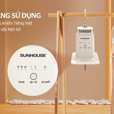 Máy Sấy Quần Áo Mini Sunhouse SHD2704 - Hàng chính hãng