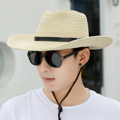 Nón cao bồi nam Mũ cao bồi nữ đi biển rộng vành chống nắng UV  thoáng mát gấp gọn Panama thời trang Korea dona22032001