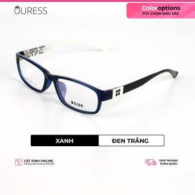 Gọng kính nhựa dẻo tr90 thời trang nam nữ Ouress 86017