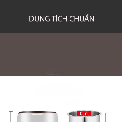 Hộp cơm cắm điện Tiện lợi có lõi hâm nóng thức ăn nhanh cho dân văn phòng, dân phượt KitAcoom, hàng nhập khẩu chính hãng cao cấp 