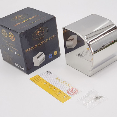Hộp đựng giấy vệ sinh Inox 304 Eurolife EL-P05-4 (Trắng bạc)