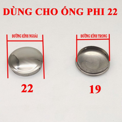 Bát Inox 304 Kibath Bắt Tường Chống Xệ  Chân Đỡ Ống, Chụp Inox Gắn Ống Treo Quần Áo KB-941