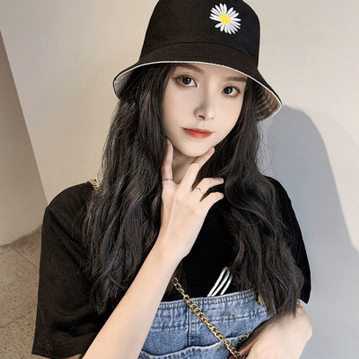 Mũ Vành Nhỏ, Mũ Bucket Hoa Cúc, Mũ Bucket Cụp Phong Cách Swag Siêu Xinh MD07