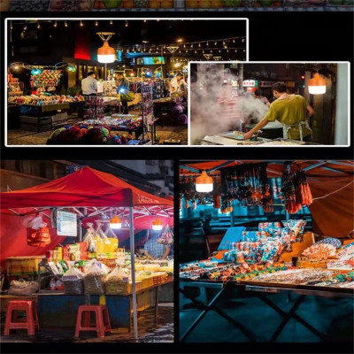 Bóng đèn tích điện , bóng đèn Led  150W ,độ sáng cao tiết kiệm năng lượng  có móc treo , với 3 chế độ sáng tùy chỉnh , kèm dây sạc USB 5V phù hợp khi cúp điện , đi đã ngoại , câu cá , chợ đêm , buôn bán , vỉa hè ,sử dụng cả trời mưa , nắng tiện lợi 