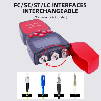 Máy Đo Công Suất Quang 3 Trong 1 Noyafa NF-911C - Hàng Nhập Khẩu