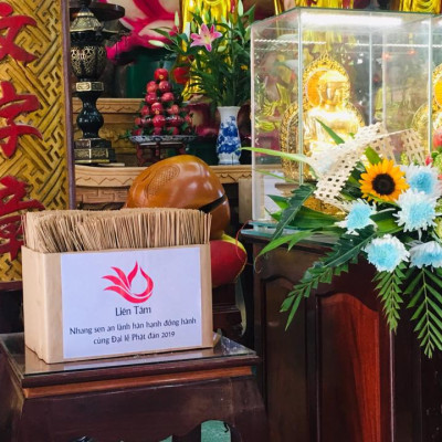 Nhang sen thuần khiết Liên Tâm 20.5cm - 160 cây - hương sen, 100% thiên nhiên, ít khói, mùi dịu nhẹ, dùng cho chung cư, phòng máy lạnh