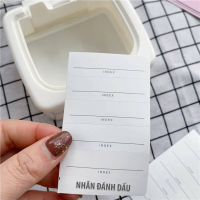 Hộp Đựng Tăm Bông Tẩy Trang Mini Storage Box Nhựa ABS Nắp Kín Tự Động Chống Ẩm Mốc