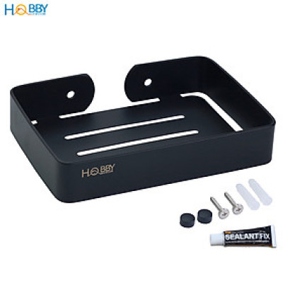 Kệ đựng xà phòng Inox 304 sơn đen Hobby Home Decor SB8