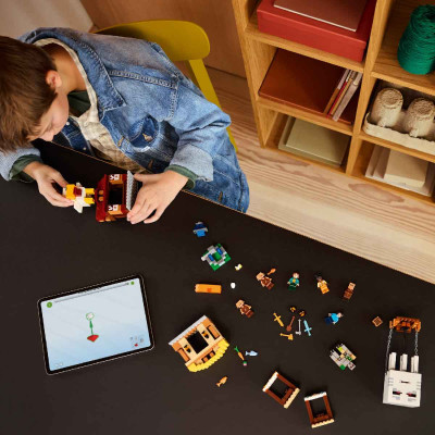 Bộ Lắp Ráp Cuộc Tấn Công Làng Bằng Khinh Khí Cầu Của Ghast LEGO MINECRAFT 21273 (555 chi tiết)