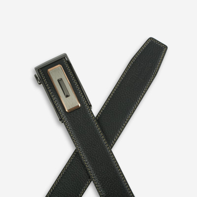 Thắt Lưng Nam Da Thật IDIGO MD1-4031 Màu Đen