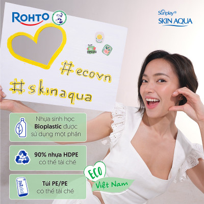 Kem chống nắng Skin Aqua dưỡng trắng & dưỡng ẩm, dùng hàng ngày dạng gel Sunplay Skin Aqua Silky White Gel Eco Việt Nam SPF 50, PA++++ 70g