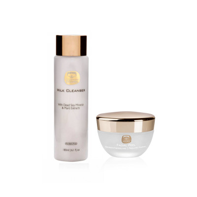 Combo Kedma Sữa Rửa Mặt (180ml) + Tẩy Tế  Bào Chết Cho Da (50gr) - Làm Sạch Sâu Từ Khoáng Chất Biển Chết