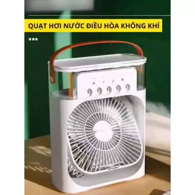 Quạt Phun Sươjng Điều Hòa Mini Cao Cấp (Loại Tốt) - Hàng Chất Lượng Cao, Mẫu Mới Siêu Bền với Đèn LED Tinh Tế, ĐÈN TRANG TRÍ