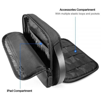 Túi Đựng Phụ Kiện TOMTOC Electronic Organzer For iPad mini/Tablet 7.9 inch Chất Liệu Cao Cấp Chịu Nước, Bảo Vệ Toàn Diện Hàng Chính Hãng