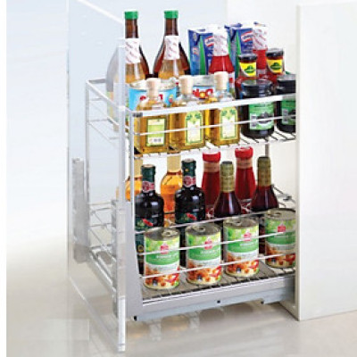 Giá Gia Vị Inox Nan Vuông Ray Giảm Chấn EUROGOLD (ERO20) - Hàng chính hãng