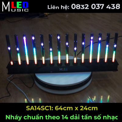 Dàn đèn Music LED nháy theo tần số nhạc 14 cột SA14SC1